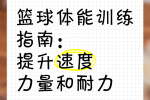  如何结合体能训练提升篮球技术水平：全面提升你的篮球表现
